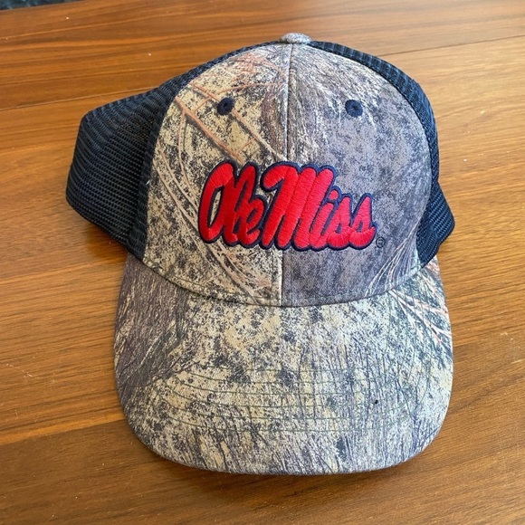 Camouflage Ole Miss Trucker Hat - Picture 3 of 4